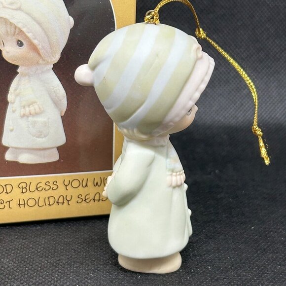 Precious Moments "May God Bless You With A Perfect Holiday Season"" Ornament - Picture 3 of 5